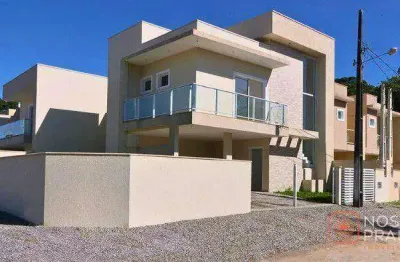 Sobrado com 3 dormitórios à venda, 175 m² por r$ 890.000,00 - itapema do sai - itapoá/sc
