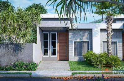 Casa com 3 dormitórios à venda, 100 m² por r$ 570.000,00 - praia das conchas - itapoá/sc
