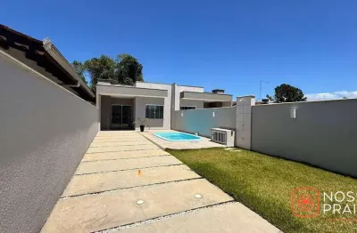 Casa com 3 dormitórios à venda, 80 m² por r$ 510.000,00 - praia das conchas - itapoá/sc