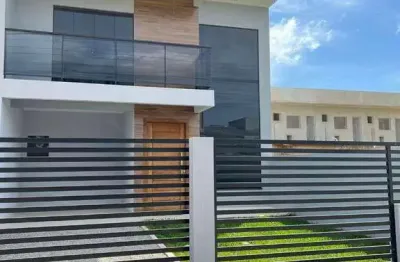 Sobrado com 3 dormitórios à venda, 125 m² por r$ 730.000,00 - jardim perola do atlântico - itapoá/sc