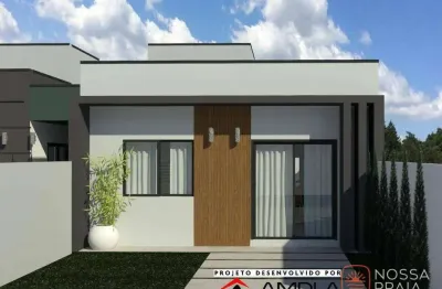 Casa com 3 dormitórios à venda, 75 m² por r$ 550.000,00 - paese - itapoá/sc