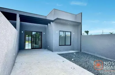 Casa com 3 dormitórios à venda, 89 m² por r$ 419.000,00 - praia dos veleiros - itapoá/sc