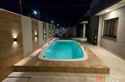 Casa com 3 dormitórios à venda, 141 m² por r$ 1.200.000,00 - jardim perola do atlântico - itapoá/sc