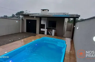 Casa com 2 dormitórios à venda, 67 m² por r$ 340.000,00 - rainha do mar - itapoá/sc