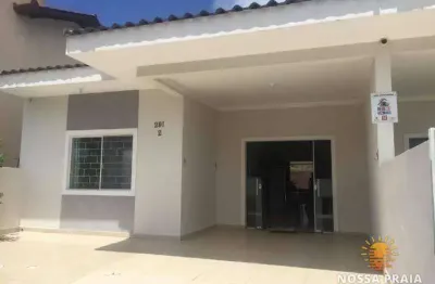 Casa a 200m da praia com piscina e 2 dormitórios à venda, 120m² por r$520.000,00 - sai mirim - itapoá/sc