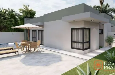 Casa com 3 dormitórios à venda, 69 m² por r$ 450.000,00 - são josé - itapoá/sc