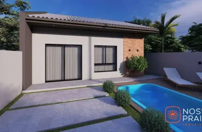 Casa com 3 dormitórios à venda, 68 m² por r$ 395.000 - sao josé - itapoá/sc