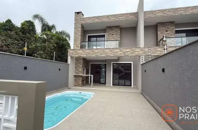 Sobrado com 3 dormitórios à venda, 146 m² por r$ 1.200.000,00 - sai mirim - itapoá/sc