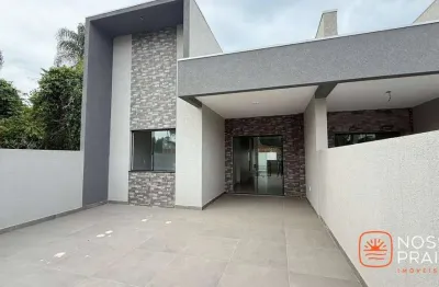 Casa com 3 dormitórios à venda, 80 m² por r$ 420.000 - ipacaray - itapoá/sc