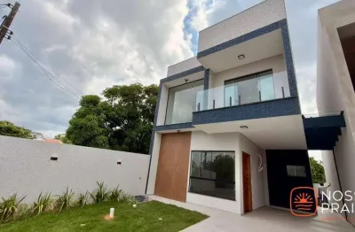 Sobrado com 3 dormitórios à venda, 141 m² por R$ 830.000 - Jardim Perola do Atlântico - Itapoá/SC