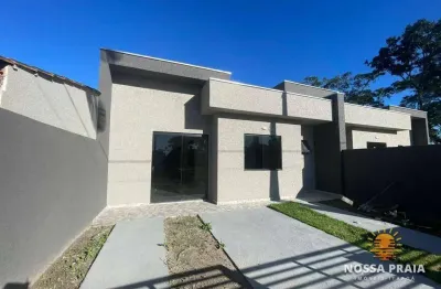 Casa com 3 dormitórios à venda, 70 m² por r$ 350.000,00 - praia do imperador - itapoá/sc