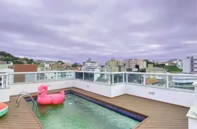 Cobertura com 3 quartos à venda na avenida almirante tamandaré, 350, coqueiros, florianópolis, 273 m2 por r$ 2.000.000