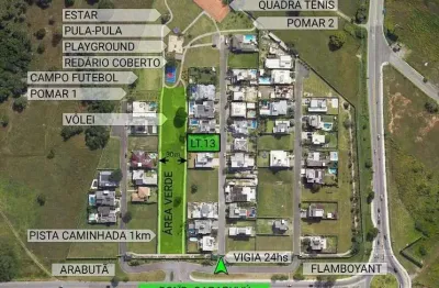 Terreno em condomínio fechado à venda na rodovia aparício ramos cordeiro, 181, campeche, florianópolis, 510 m2 por r$ 1.450.000