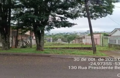 Terreno 621 m² - cascavel-pr - rua presidente bernardes, 140 - neva
