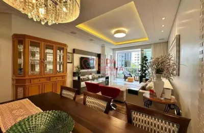 Impecável - sacada c/ churrasqueira - lavabo - 2 suites -  3 vagas + h.box