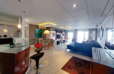 Totalmente mobiliado - desocupado - sacada - 3 suites - 2 vagas