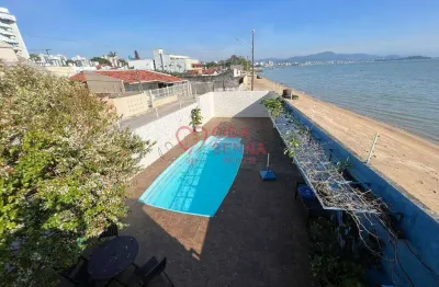 Pé na areia - vista total p/ mar - 2 suites -  piscina - 6 vagas !!