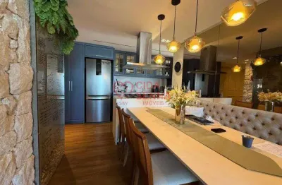 Andar alto - sacada  c/ churrasqueira - vista  mar - 2 vagas independentes