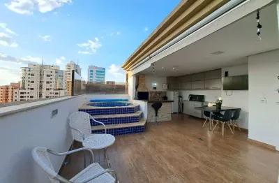 Cobertura a venda em águas claras  com amplo terraço, churrasqueira, ofurô com aquecedor, hidromassagem, reformada, com 2 vagas e excelente localização