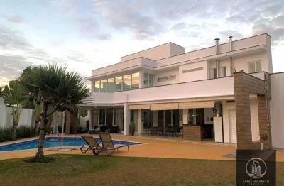 Sobrado com 4 dormitórios à venda, 490 m² por r$ 2.980.000,00 - parque reserva fazenda imperial - sorocaba/sp