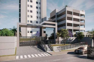 Apartamento com 2 dormitórios ( sendo 1 suíte) com closet à venda, 67 m² por r$ 418.990 - campolim - sorocaba/sp