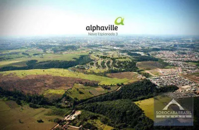 Terreno de esquina à venda, 500 m² por r$ 750.000 - alphaville nova esplanada 3 - votorantim/sp