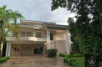 Sobrado com 4 suítes à venda, 550 m² por r$ 4.000.000 - condomínio lago azul - araçoiaba da serra/sp