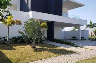 Sobrado com 5 suítes para alugar, 460 m² por r$ 13.967/mês - alphaville nova esplanada iii - votorantim/sp