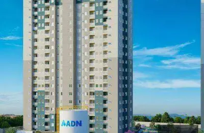 Apartamento lançamento com 2 dormitórios à venda, 43 m² -atlanta residence  - caguaçu - sorocaba/sp