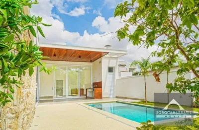Casa com 4 dormitórios à venda, 300 m² por r$ 1.950.000 - condomínio residencial giverny - sorocaba/sp, próximo ao shopping iguatemi.