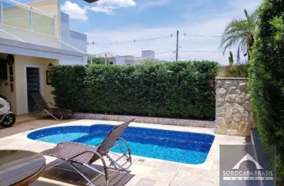Sobrado com 3 dormitórios à venda, 260 m² por r$ 1.350.000 - condomínio ibiti royal park - sorocaba/sp, próximo ao shopping cidade.
