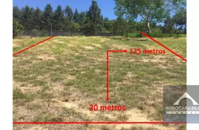 Terreno à venda, 2500 m² por r$ 480.000 - condomínio terras de são lucas - sorocaba/sp, terreno com frente para o lago, excelente localização