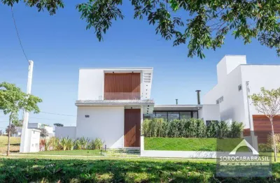 Sobrado com 3 dormitórios à venda, 321 m² por r$ 1.900.000 - condomínio residencial giverny - sorocaba/sp, próximo ao shopping iguatemi.