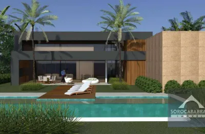 Casa com 4 dormitórios à venda, 430 m² por r$ 3.400.000 - lago azul condomínio e golfe clube - sorocaba/sp.