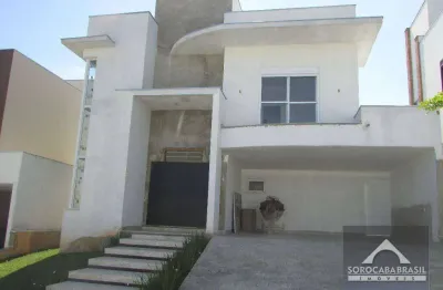 Sobrado com 3 dormitórios à venda, 311 m² por r$ 1.410.000,00 - condomínio colinas do sol - sorocaba/sp