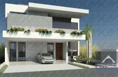 Sobrado com 5 dormitórios à venda, 417 m² por r$ 2.310.000 - condomínio sunset village - sorocaba/sp, próximo ao shopping iguatemi