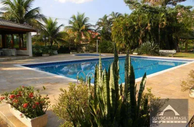Chácara com 6 dormitórios à venda, 10000 m² por r$ 3.400.000,00 - cond. lagos de shanadu - indaiatuba/sp