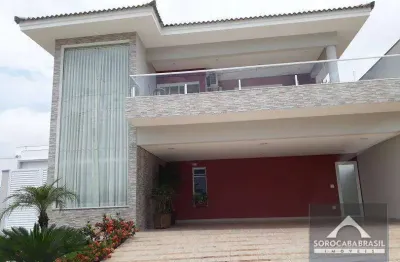 Sobrado com 3 dormitórios à venda, 318 m² por r$ 1.850.000,00 - condomínio chácara ondina - sorocaba/sp
