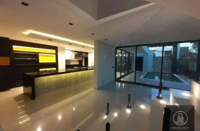 Sobrado com 4 dormitórios à venda, 390 m² por r$ 3.000.000,00 - condomínio residencial giverny - sorocaba/sp