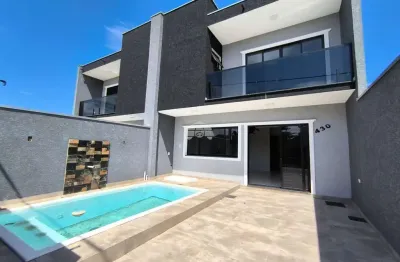 Casa com 3 quartos à venda na avenida laudino ivo vigo, 436, praia de leste, pontal do paraná, 147 m2 por r$ 630.000