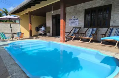 Casa com 5 quartos à venda na rua albert einstein, 428, santa terezinha, pontal do paraná, 220 m2 por r$ 855.000