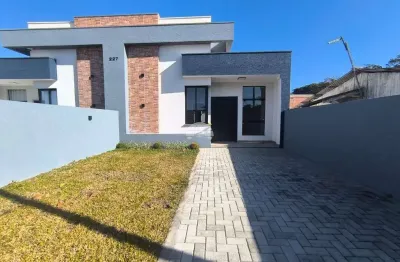 Casa com 3 quartos à venda na rua nove, 227, balneário jamail mar, matinhos, 83 m2 por r$ 449.000