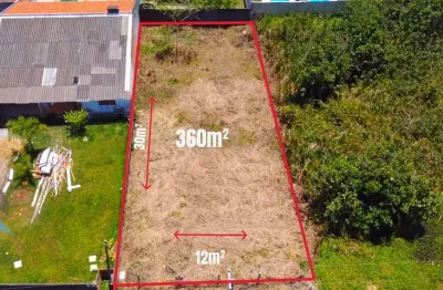 Terreno a venda em guaratuba - pr - coroados á 250m do mar (12x30m total 360m2)