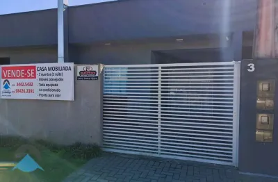 Casa à venda mobiliada em guaratuba-pr: 2 quartos, 1 suíte, 1 banheiro, 1 vaga de garagem e 53,00m² de área!