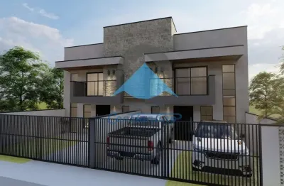 Casa de alto padrão com 3 suítes no centro de guaratuba-pr: lançamento  de 122m², 2 vagas de garagem