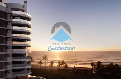 Amíz lançamento: apartamento de luxo à venda em guaratuba-pr, na praia central, frente ao mar.