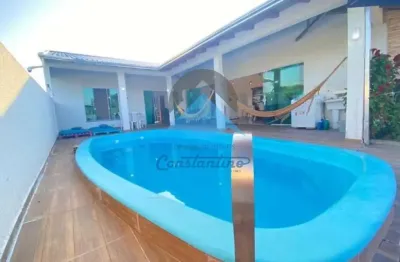 Oportunidade imperdível: casa à venda em guaratuba-pr, coroados! 5 quartos, 2 salas, 4 banheiros, 2 vagas de garagem, 200m² + piscina conceito aberto!