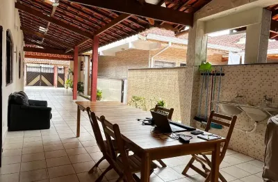 Sobrado semi mobiliado – romar/peruíbe – r$ 449 mil