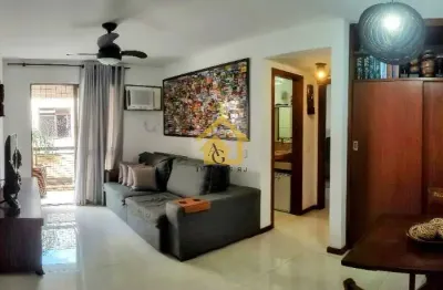 Apartamento de 1 quarto na ribeira: móveis inclusos, varanda com sol da manhã, piso em porcelanato e vaga de garagem!
