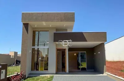 Casa com 3 dormitórios à venda, 112 m² por r$ 585.000,00 - heimtal - londrina/pr